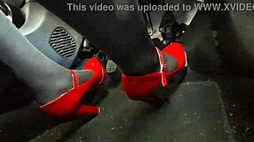 pedal pumping in heels on the way to office 😎