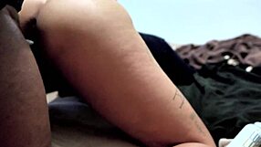 Young girl screams while fucking in missionary with pierced nipples