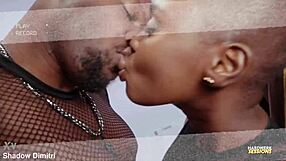 Zaawaadi Goro Kush in Shadow Dimitri v intenzivnem MMF tričku z velikimi črnimi kurci