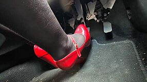 pedal pumping in heels on the way to office 😎