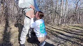 Fucked outside while drone watched us