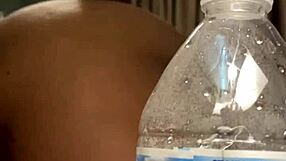 Ebony fat ass gets creampied hard!