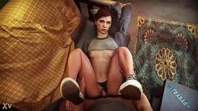 Ellie From The Last Of Us Gets Fucked Really Hot!