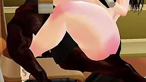 Gatita policia in an intriguing scenario