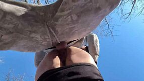 Fucked outside while drone watched us