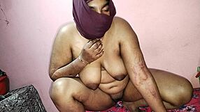 bhabhi faces difficulty sucking dick, so cuts hair to clean it