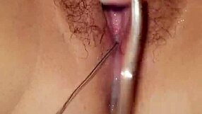 Asian Babe Toys Herself To Squirt?