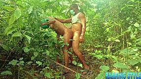 Blonde Babe Gets Assfucked Doggystyle In Forest By Monster Cock