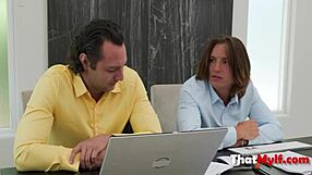 Insufferable Milf Boss Threesome To Even Score