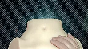 Candy's Debut in Missionary Position with Close-Up Fucking on Desk, Quickie Toys, Creampie, and Masturbation