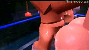 Man Deliciously Eating Woman in the Shower During Bathing