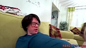 want to see this busty babe suck my cock?