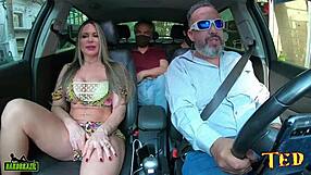 Cleo Cadillac Shows More Than She Should on Ride