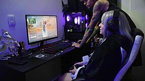 puta otaku banged while gaming fortnite hard