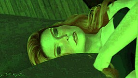 Wet pussy fingering and orgasm in home alone solo