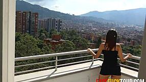 Messy sloppy facial after hard deep throat fuck for mila garcia 😈