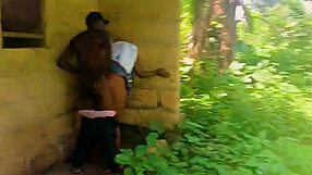 quickie with bbw naughty stepmother in backyard