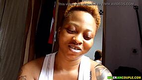 In this homemade video, an amateur couple enjoys a sensual dick massage with a huge black cock.