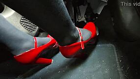 pedal pumping in heels on the way to office 😎