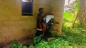 Quickie with Naughty BBW Stepmother in Backyard!