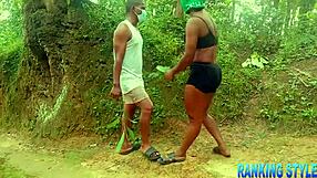 Blonde Babe Gets Assfucked Doggystyle In Forest By Monster Cock