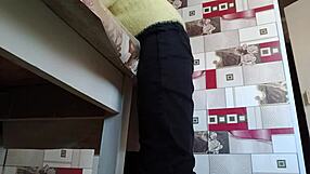 Stepsister moans through multiple orgasms masturbating solo