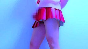 Why is the fat secretary crossdressing in tight leather fishnets?