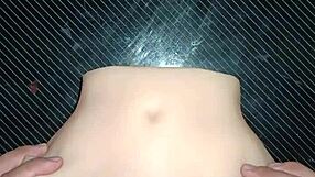 Candy's Debut in Missionary Position with Close-Up Fucking on Desk, Quickie Toys, Creampie, and Masturbation