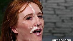 Doll Receives Facial and Swallows