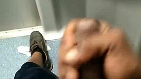 Edge Play Masturbating Publicly on Train to Work