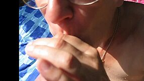 she enjoys a nature walk in the forest