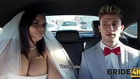 The bride4k bride cheats with a stranger in the locked toilet at her wedding