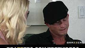 teen babysitter cameron canada gets caught sucking cock at work