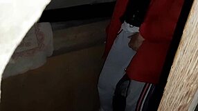 I caught my step-aunt masturbating until she cums