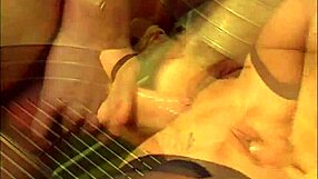 Blonde Woman in Stockings and Shoes