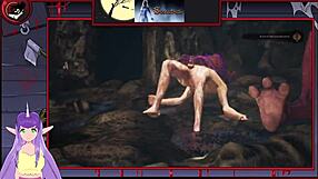 lets play the succubus game part 5 with big tits and rough action