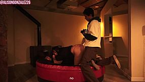 I did a photoshoot with my stepbrother before our parents arrived.