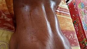 Local female receives juicy pussy massage from friend