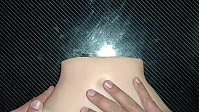 Candy's Debut in Missionary Position with Close-Up Fucking on Desk, Quickie Toys, Creampie, and Masturbation