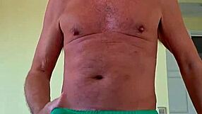 The Soft Cotton Shorts Felt So Good On Pervy Papifacheros Fat Daddie Boner That He Just Had To Let It Fly Batespread