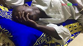 Passionate threesome ignites family bed desires