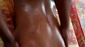 Local female receives juicy pussy massage from friend