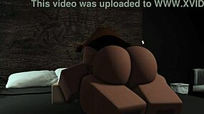 Can this bear girl dominate her boyfriend's big cock?