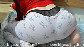 hey, wanna see pajama doggy while cleaning with pussy fingering?