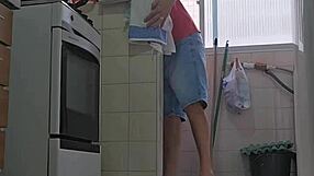 after lunch, i'm flashing the bricklayer in this slutty outfit for a discount