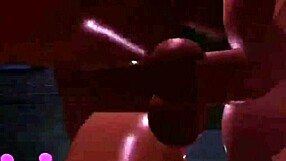 Man Deliciously Eating Woman in the Shower During Bathing