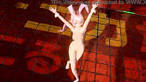 megurine luka in alien project diva nude bunny costume