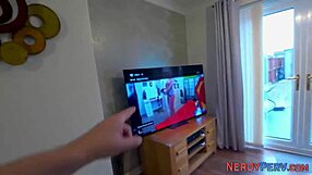 want to see this busty babe suck my cock?