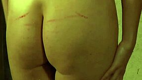 Lesbian Slave Washes Body and Rubs Whipping Scars Under Mistress's Domination