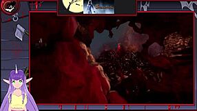 lets play the succubus game part 5 with big tits and rough action